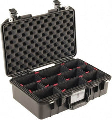 Pelican Products, Inc. - 12-31/32" Wide x 6-57/64" High, Aircase w/Divider - Black - Eagle Tool & Supply