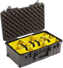 Pelican Products, Inc. - 13-31/32" Wide x 7-31/64" High, Aircase w/Divider - Black - Eagle Tool & Supply