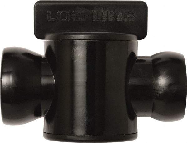 Loc-Line - 10 Piece, 3/4" ID Coolant Hose In-Line Check Valve - Female to Ball Connection, Acetal Copolymer Body, Unthreaded, Use with Loc-Line Modular Hose Systems - Eagle Tool & Supply