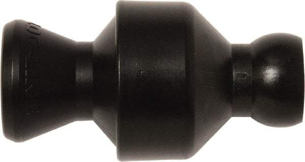 Loc-Line - 10 Piece, 1/4" ID Coolant Hose In-Line Check Valve - Female to Ball Connection, Acetal Copolymer Body, Unthreaded, Use with Loc-Line Modular Hose Systems - Eagle Tool & Supply