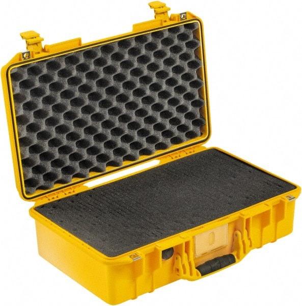 Pelican Products, Inc. - 13-31/32" Wide x 7-31/64" High, Aircase w/Foam - Yellow - Eagle Tool & Supply