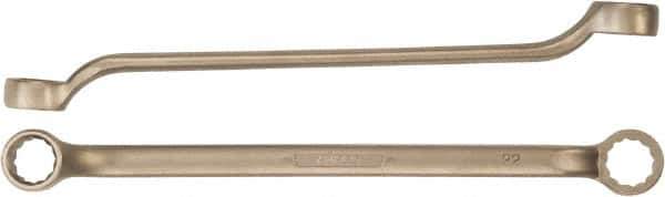 Ampco - 9mm x 11mm 12 Point Box Wrench - Double End, Aluminum Bronze, Plain Finish - Eagle Tool & Supply