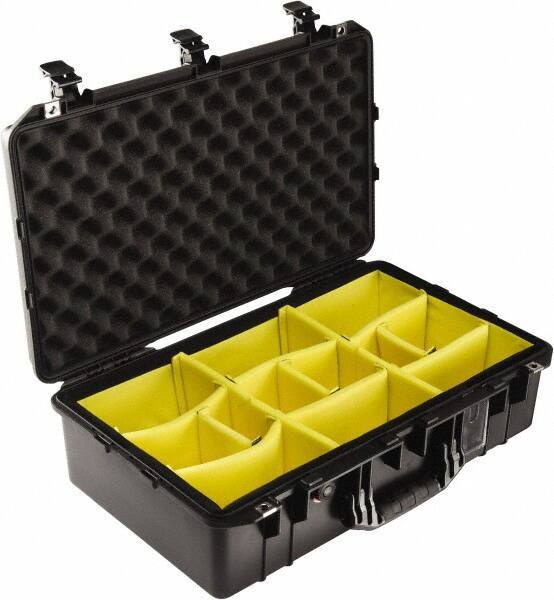 Pelican Products, Inc. - 15-15/32" Wide x 8-15/64" High, Aircase w/Divider - Black - Eagle Tool & Supply