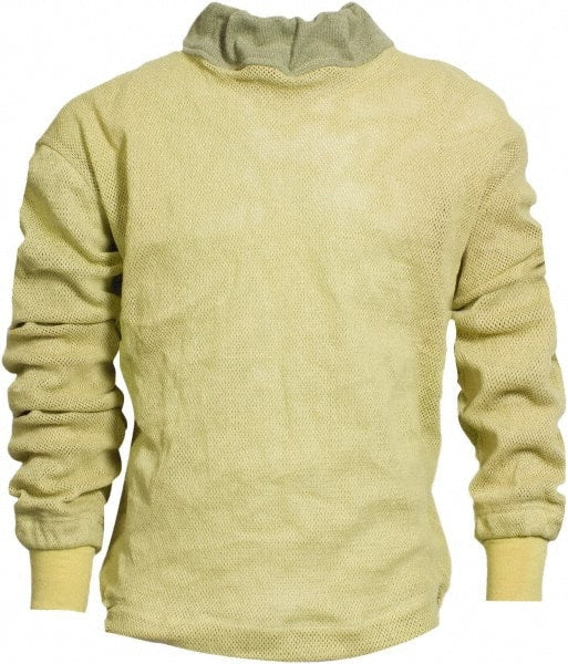 National Safety Apparel - Size M Yellow Cut Resistant Long Sleeve T-Shirt - Exact Industrial Supply