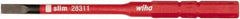 Wiha - 3mm Blade, 15/64" Drive Slotted Screwdriver Bit - 2-61/64" OAL - Eagle Tool & Supply