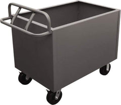 Durham - 2,000 Lb Load Capacity, Steel Box Truck - 36" Wide x 24" Long x 29-1/2" High, Gray - Eagle Tool & Supply