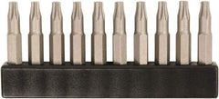 Wiha - 1/4" Drive T1 Torx Screwdriver Bit - 28mm OAL - Eagle Tool & Supply