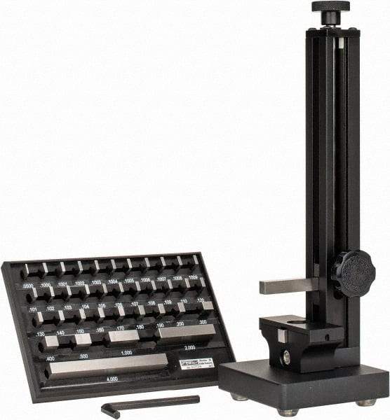 Fowler - 0 to 6" Bore Gage Block Kit Calibration Master - Vertical, Accurate to 0.0001" - Eagle Tool & Supply