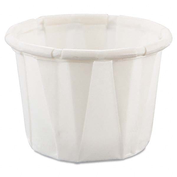 DART - Paper Portion Cups, .5 oz, White, 250/Bag, 20 Bags/Carton - Eagle Tool & Supply