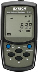 Extech - A and C Frequency Weight, LCD Display Noise Dosimeter - 60 to 130 and 70 to 140 Decibels - Eagle Tool & Supply