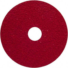 Norton - 7" Diam 7/8" Hole 50 Grit Fiber Disc - Coarse Grade, Ceramic Alumina - Eagle Tool & Supply