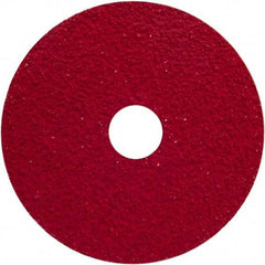 Norton - 7" Diam 7/8" Hole 60 Grit Fiber Disc - Coarse Grade, Ceramic Alumina - Eagle Tool & Supply