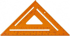 SAVAGE by SWANSON - 12" Blade Length x 12" Base Length, Rafter Square - 1/4" Graduation - Eagle Tool & Supply