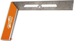 SAVAGE by SWANSON - 9" Blade Length, 9mm Base Length Aluminum & Stainless Steel (Blade) Square - Eagle Tool & Supply