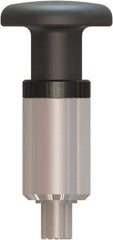 Made in USA - 1/2" Pin Diam, 0.86" Usable Length, Pull Knob Handle Quick Release Pin - 3.97" OAL - Eagle Tool & Supply