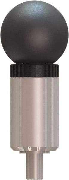 Made in USA - 5/16" Pin Diam, 0.61" Usable Length, Ball Knob Handle Quick Release Pin - 3.53" OAL - Eagle Tool & Supply
