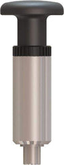 Made in USA - 1/2" Pin Diam, 0.57" Usable Length, Pull Knob Handle Quick Release Pin - 4.45" OAL - Eagle Tool & Supply