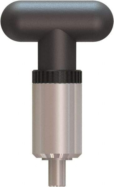 Made in USA - 5/16" Pin Diam, 0.61" Usable Length, T Handle Quick Release Pin - 3.79" OAL - Eagle Tool & Supply