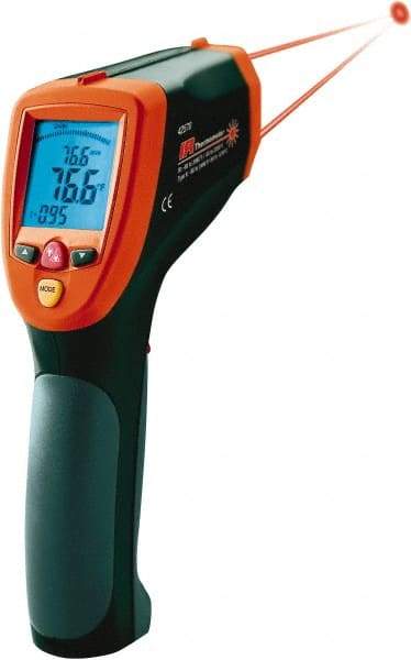 Extech - -50 to 2200°C (-58 to 3992°F) Infrared Thermometer - 50:1 Distance to Spot Ratio - Eagle Tool & Supply