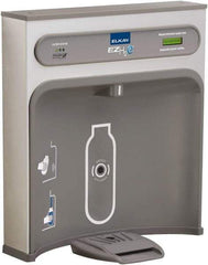 ELKAY - 8 GPH Cooling Capacity Retro Fit Water Cooler & Fountain - Retro-Fit Bottle Filling Station, 20 to 105 psi, 0.20 hp, Stainless Steel - Eagle Tool & Supply