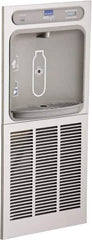 ELKAY - 8 GPH Cooling Capacity Barrier Free Wall Mounted Water Cooler & Fountain - In-Wall, 20 to 105 psi, 0.20 hp, Stainless Steel - Eagle Tool & Supply