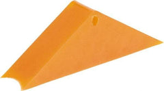 Vestil - 2-1/4" Wide x 3-5/8" High x 11" Deep, Plastic Wheel Chock - Eagle Tool & Supply