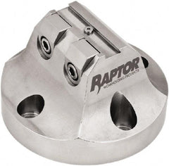 Raptor Workholding - 3/8" Jaw Width, 3" High Dovetail Vise - For Use with 4 & 5 Axis Workholding Systems - Eagle Tool & Supply