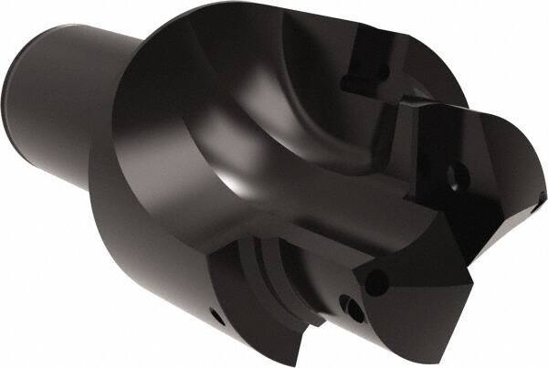 Allied Machine and Engineering - AND10050, MS 33649, SAE AS5202 Standard, 1-7/8-12, 24 Tube Dash Number, 60° Porting Angle, 1.898" Pilot Diam, 1-1/2" Shank Diam, Indexable Spade Blade Insert Porting Tool - 2 Porting Inserts, 5-7/8" Overall Length - Eagle Tool & Supply