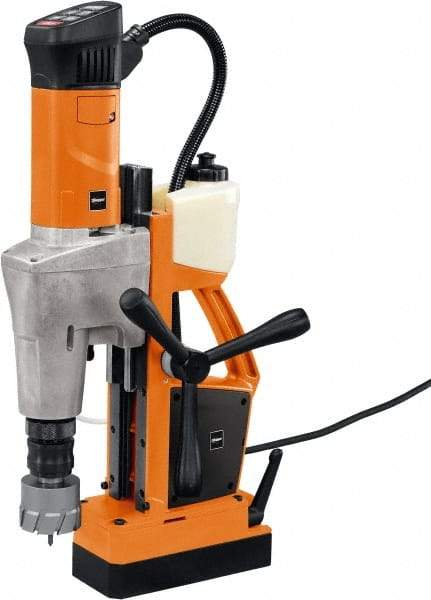 Fein - 3/4" Chuck, 2" Travel, Portable Magnetic Drill Press - 120-240 & 260-520 RPM, 1300 Watts - Eagle Tool & Supply