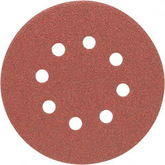 Porter-Cable - 5" Diam, 120 Grit, Aluminum Oxide Hook & Loop Disc - Fine Grade, Coated, C Weight Paper Backing, - Eagle Tool & Supply