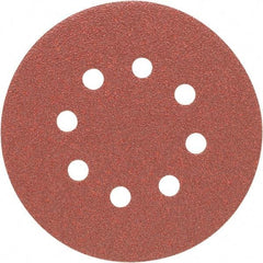 Porter-Cable - 5" Diam, 180 Grit, Aluminum Oxide Hook & Loop Disc - Very Fine Grade, Coated, C Weight Paper Backing, - Eagle Tool & Supply