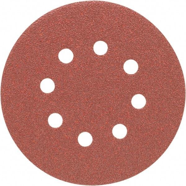 Porter-Cable - 5" Diam, 40 Grit, Aluminum Oxide Hook & Loop Disc - Coarse Grade, Coated, C Weight Paper Backing, - Eagle Tool & Supply