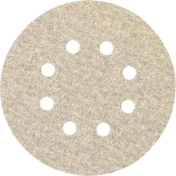 Porter-Cable - 5" Diam, 120 Grit, Zirconia Alumina Hook & Loop Disc - Fine Grade, Coated, C Weight Paper Backing, - Eagle Tool & Supply