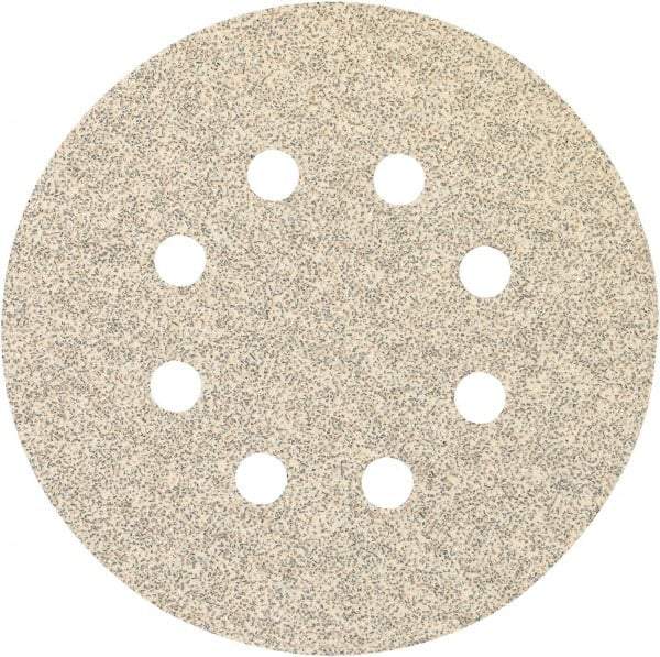 Porter-Cable - 5" Diam, 120 Grit, Zirconia Alumina Hook & Loop Disc - Fine Grade, Coated, C Weight Paper Backing, - Eagle Tool & Supply