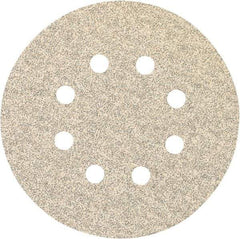 Porter-Cable - 5" Diam, 120 Grit, Zirconia Alumina Hook & Loop Disc - Fine Grade, Coated, C Weight Paper Backing, - Eagle Tool & Supply