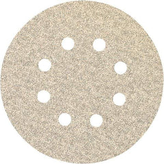 Porter-Cable - 5" Diam, 220 Grit, Zirconia Alumina Hook & Loop Disc - Very Fine Grade, Coated, C Weight Paper Backing, - Eagle Tool & Supply