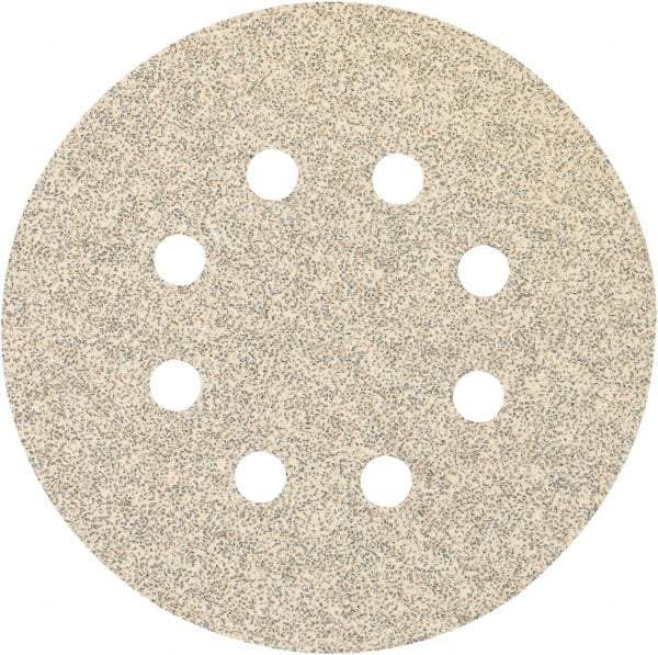 Porter-Cable - 5" Diam, 220 Grit, Zirconia Alumina Hook & Loop Disc - Very Fine Grade, Coated, C Weight Paper Backing, - Eagle Tool & Supply