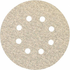 Porter-Cable - 5" Diam, 60 Grit, Zirconia Alumina Hook & Loop Disc - Medium Grade, Coated, C Weight Paper Backing, - Eagle Tool & Supply