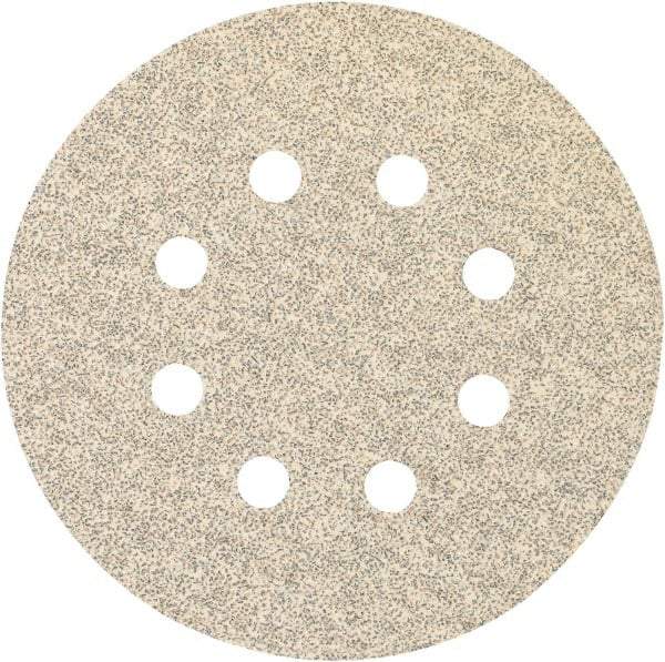 Porter-Cable - 5" Diam, 60 Grit, Zirconia Alumina Hook & Loop Disc - Medium Grade, Coated, C Weight Paper Backing, - Eagle Tool & Supply