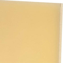 Made in USA - 1/4" Thick x 12" Wide x 1' Long, Polyurethane Sheet - Natural, 75D Hardness, ±0.015 Tolerance - Eagle Tool & Supply