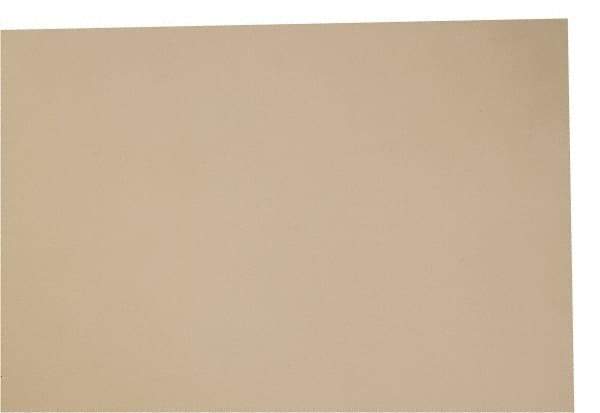 Made in USA - 1/16" Thick x 12" Wide x 1' Long, Polyurethane Sheet - Natural, 90A Hardness, ±0.010 Tolerance - Eagle Tool & Supply