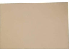 Made in USA - 1/16" Thick x 12" Wide x 1' Long, Polyurethane Sheet - Natural, 90A Hardness, ±0.010 Tolerance - Eagle Tool & Supply