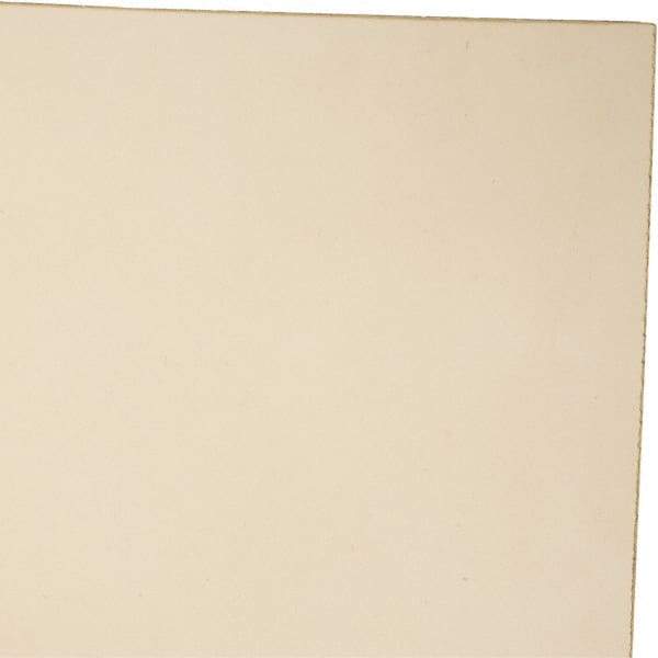 Made in USA - 1/8" Thick x 24" Wide x 1' Long, Polyurethane Sheet - Natural, 90A Hardness, ±0.010 Tolerance - Eagle Tool & Supply