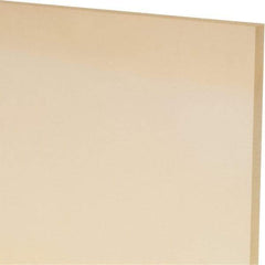 Made in USA - 3/16" Thick x 24" Wide x 1' Long, Polyurethane Sheet - Natural, 90A Hardness, ±0.010 Tolerance - Eagle Tool & Supply