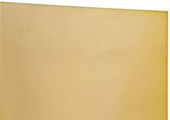 Made in USA - 1/4" Thick x 24" Wide x 1' Long, Polyurethane Sheet - Natural, 90A Hardness, ±0.015 Tolerance - Eagle Tool & Supply