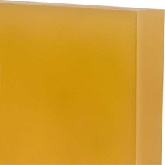Made in USA - 1" Thick x 12" Wide x 1' Long, Polyurethane Sheet - Natural, 90A Hardness, ±0.025 Tolerance - Eagle Tool & Supply