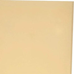 Made in USA - 1/8" Thick x 24" Wide x 1' Long, Polyurethane Sheet - Natural, 95A Hardness, ±0.010 Tolerance - Eagle Tool & Supply