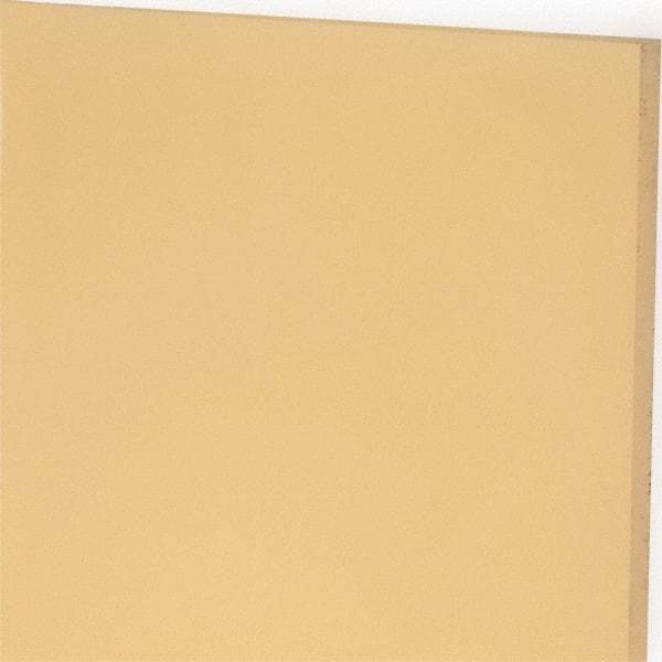 Made in USA - 3/16" Thick x 12" Wide x 1' Long, Polyurethane Sheet - Natural, 95A Hardness, ±0.010 Tolerance - Eagle Tool & Supply