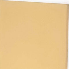 Made in USA - 3/16" Thick x 12" Wide x 1' Long, Polyurethane Sheet - Natural, 95A Hardness, ±0.010 Tolerance - Eagle Tool & Supply