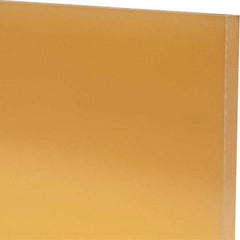 Made in USA - 3/8" Thick x 24" Wide x 1' Long, Polyurethane Sheet - Natural, 95A Hardness, ±0.015 Tolerance - Eagle Tool & Supply
